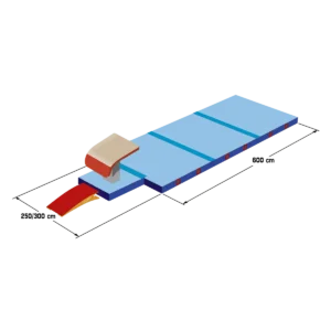 SPIETH Set colchonetas recepción MOSCOW FIG salto 600x300X20 cm