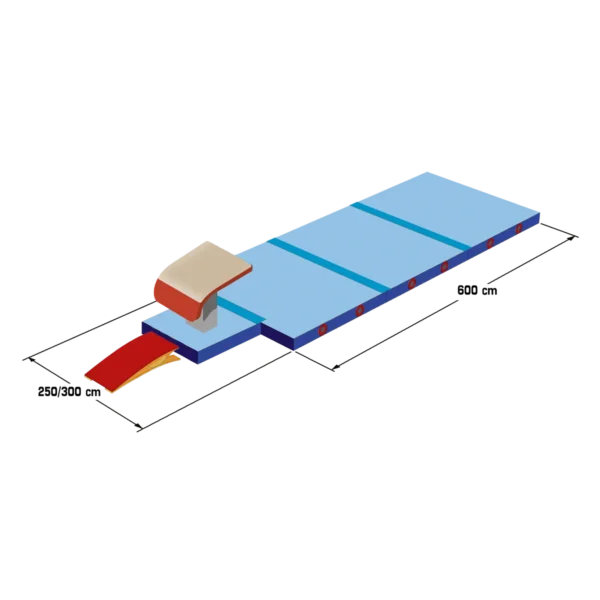 SPIETH Set colchonetas recepción MOSCOW FIG salto 600x300X20 cm