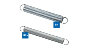 Juego completo de muelles de acero (118 unidades)