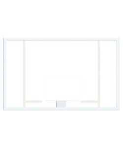 SCHELDE SPORTS Tablero baloncesto 180x105 cm acrílico con marco