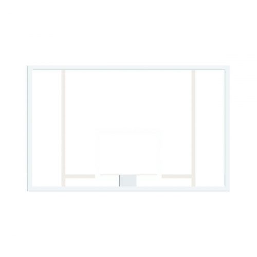 SCHELDE SPORTS Tablero baloncesto 180x105 cm acrílico con marco