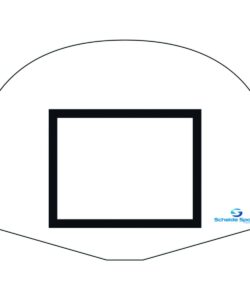 SCHELDE SPORTS Tablero baloncesto 120x90 cm Calle