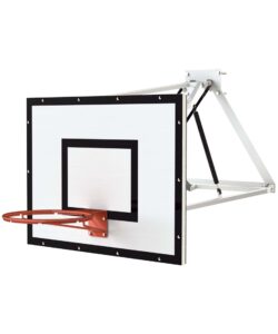 SCHELDE SPORTS Tablero baloncesto pared con muelle gas 120x90