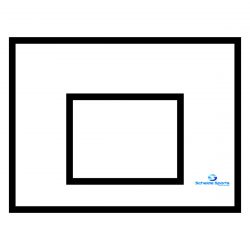 SCHELDE SPORTS Tablero baloncesto madera, 120x90 cm