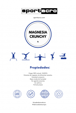 SPORTACRO Magnesia gimnasia artística crunchy