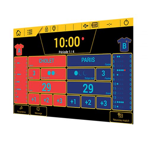 BODET Marcador electrónico multideportivo 8T125 200x100 cm - Imagen 3
