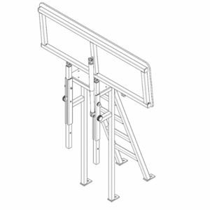 SPIETH Plataforma entrenadores "Club" barras paralelas y barra fija, 2 pilares