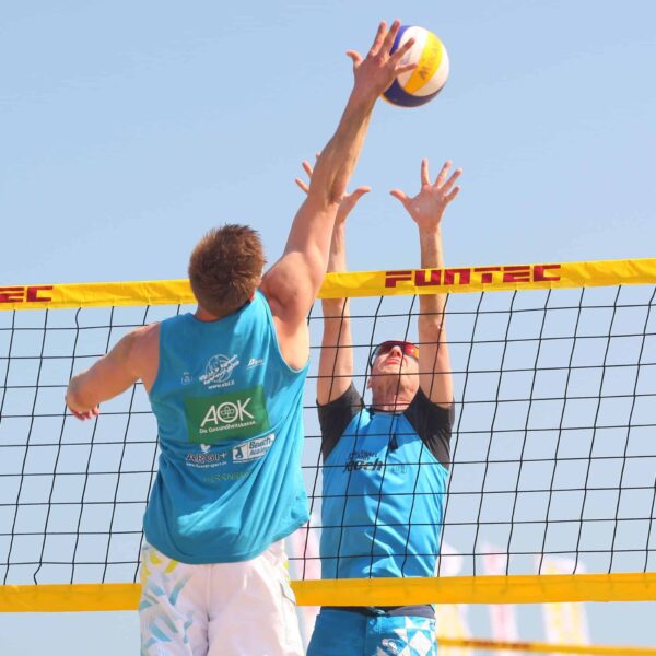 Alternative view of SCHELDE SPORTS Sistema red Pro Beach bases removibles y anclajes