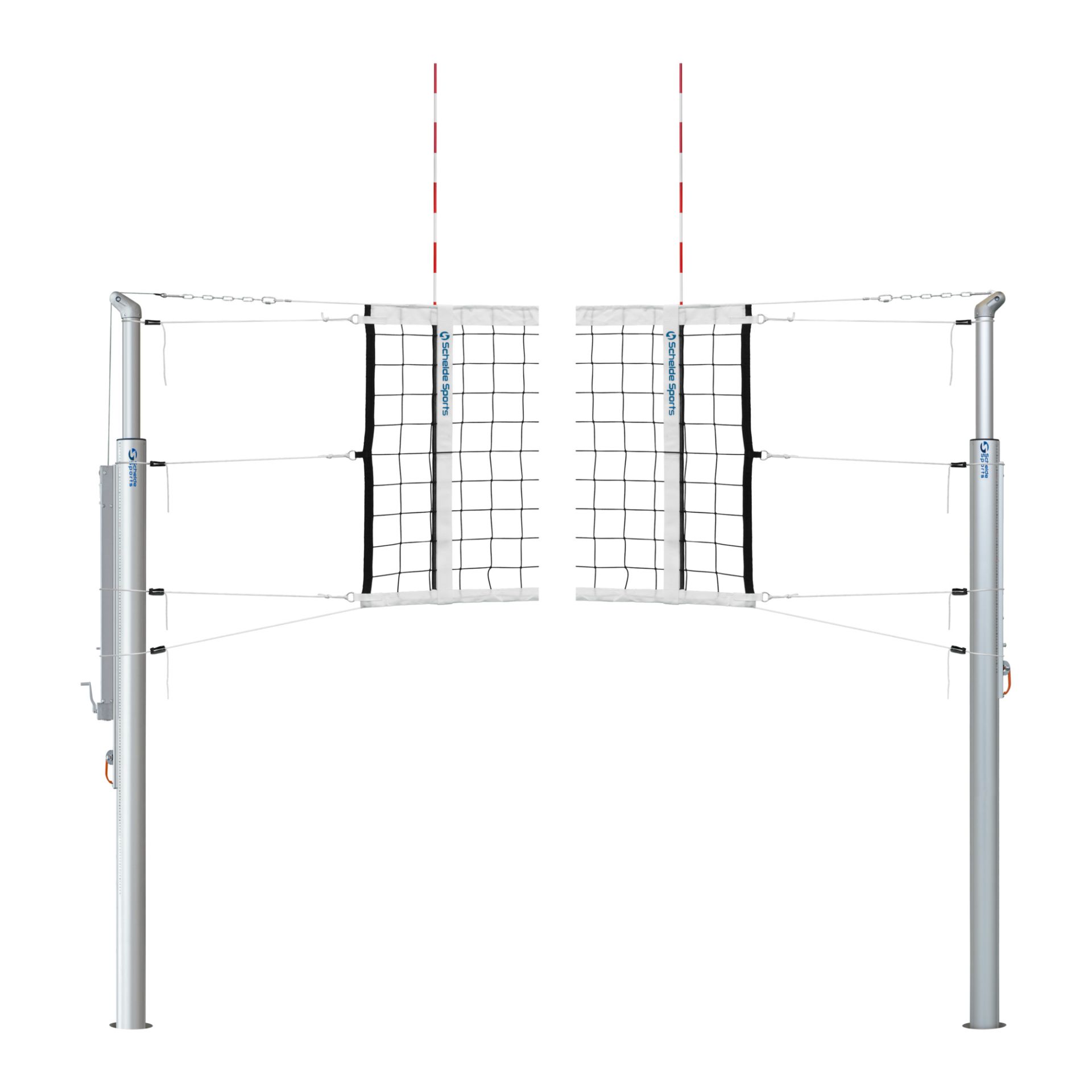 SCHELDE SPORTS Sistema postes telescópicos voleibol competición