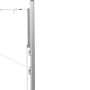 SCHELDE SPORTS Poste de Voleibol con Sistema de Tensión Integrado