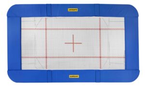 Alternative view of Eurotramp Grand Master “Super Spezial” – Cama elástica 13 mm + Roller Stand