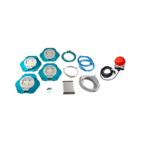 sistema medición trampolín Eurotramp HDTS01, sensores sistema medición trampolín, equipo medición trampolín competición