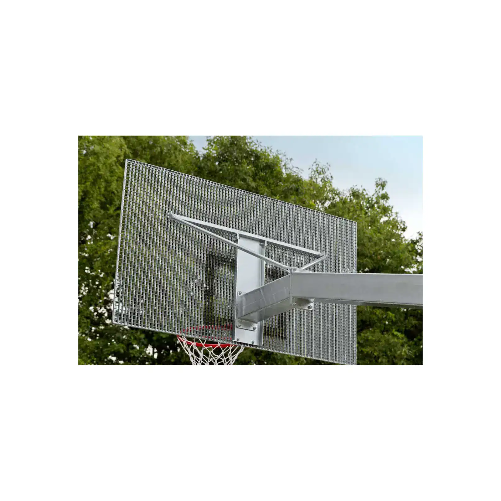 Alternative view of Canasta baloncesto antivandálica fija street slammer 225 cm - Schelde