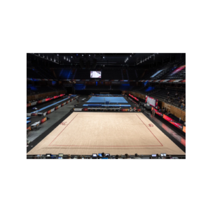 Alternative view of Moqueta gimnasia rítmica competición tel-aviv 14×14 m - Spieth