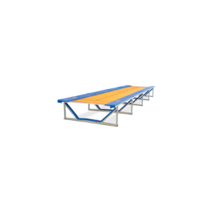 EUROTRAMP Pista elástica muelles 8 m STATIONARY 2
