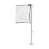 Poste de competición para bádminton 40 × 40 mm - Schelde