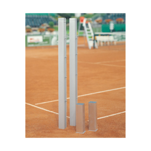 Poste cuadrado de tenis con fijación de red - Schelde