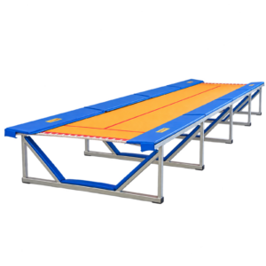 EUROTRAMP Pista elástica de muelles 4 m STATIONARY 2