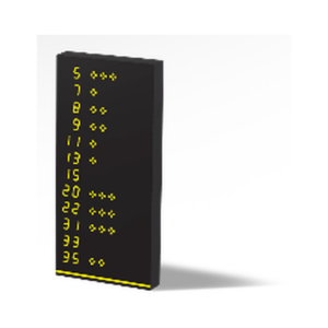 Bodet F6 – Módulo alfanumérico