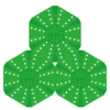 BounceCloud verde (set de 3) – Eurotramp