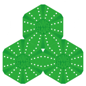 BounceCloud verde (set de 3) – Eurotramp