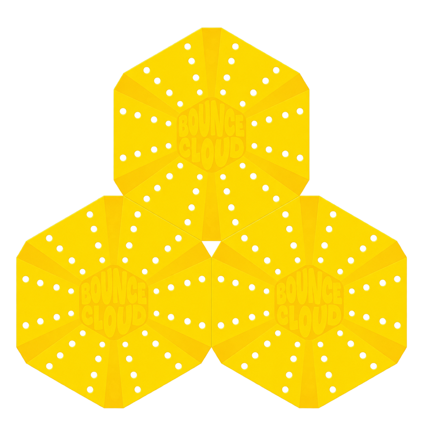 BounceCloud amarillo (set de 3) – Eurotramp