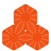 BounceCloud naranja (set de 3) – Eurotramp