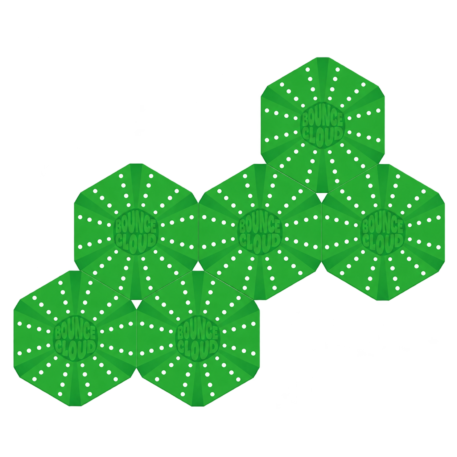 BounceCloud verde (set de 6) – Eurotramp