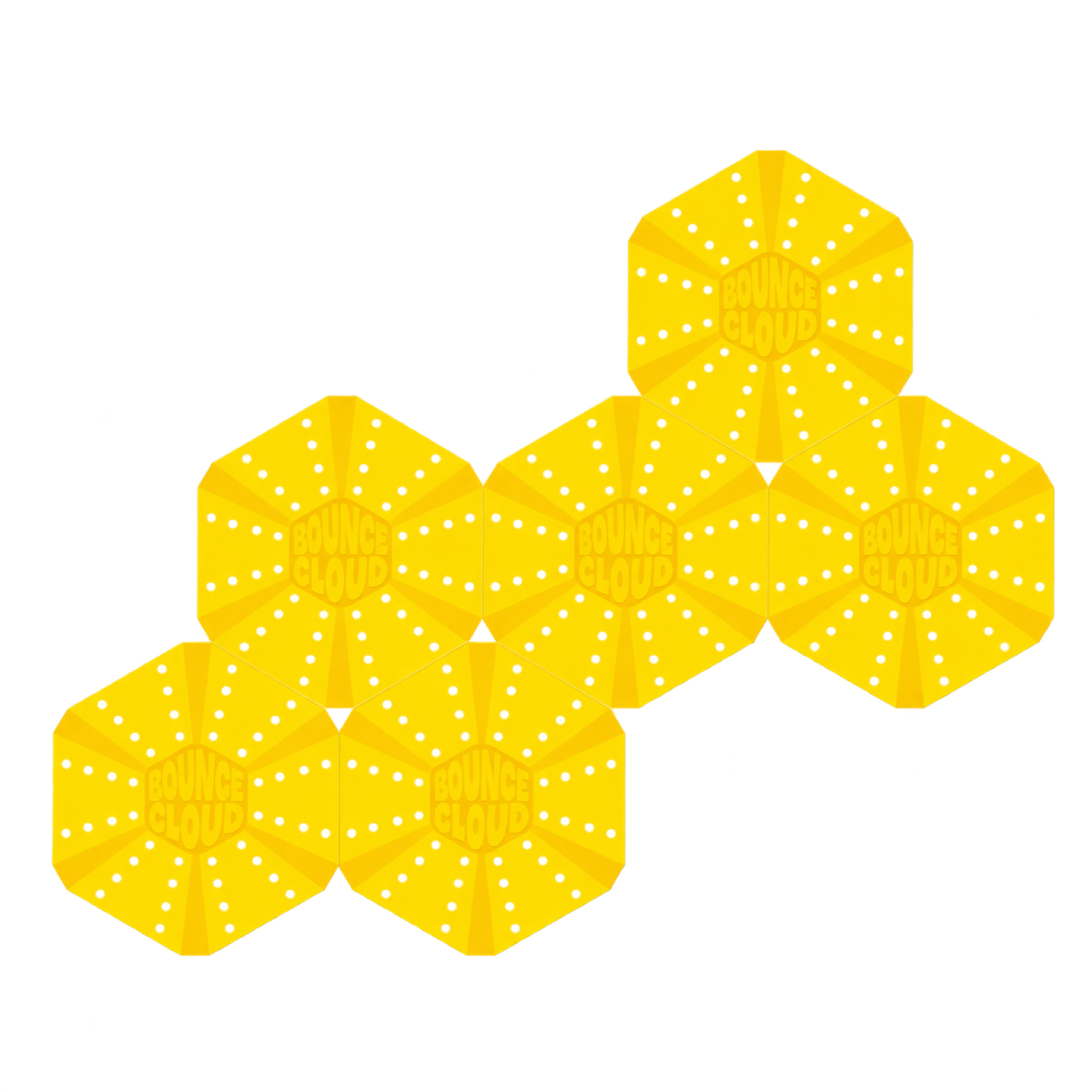 BounceCloud amarillo (set de 6) – Eurotramp