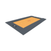 Eurotramp Ground Trampoline Master “Freestyle” OUTDOOR – lona naranja
