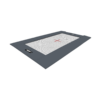 Eurotramp Ground Trampoline Adventure “Freestyle” OUTDOOR – lona blanca