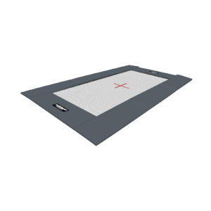 Eurotramp Ground Trampoline Adventure “Freestyle” OUTDOOR – lona blanca