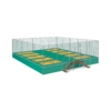 Trampoline set “stationary”: 10 zonas de salto - Eurotramp