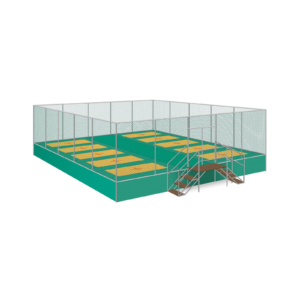 Eurotramp Trampoline Set “Stationary” – 10 zonas de salto