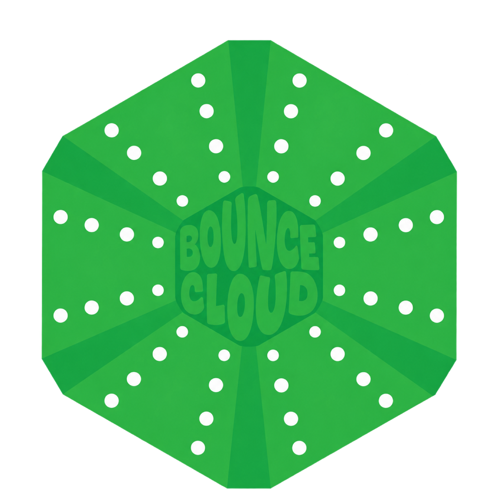 Membrana superior PU BounceCloud verde – Eurotramp