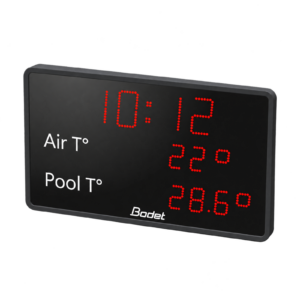 Bodet AQUASTYLE – Visualizador para piscina
