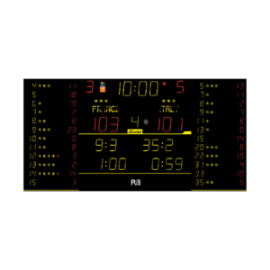 Bodet 8NT325-FS10 - Marcador completo con estadísticas por jugador