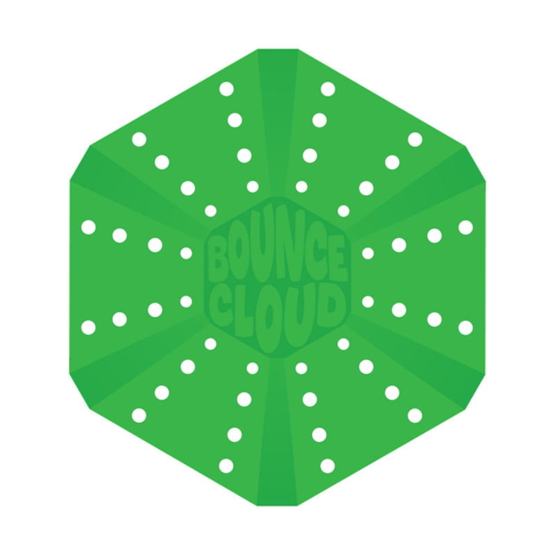 Membrana superior pu BounceCloud verde - Eurotramp