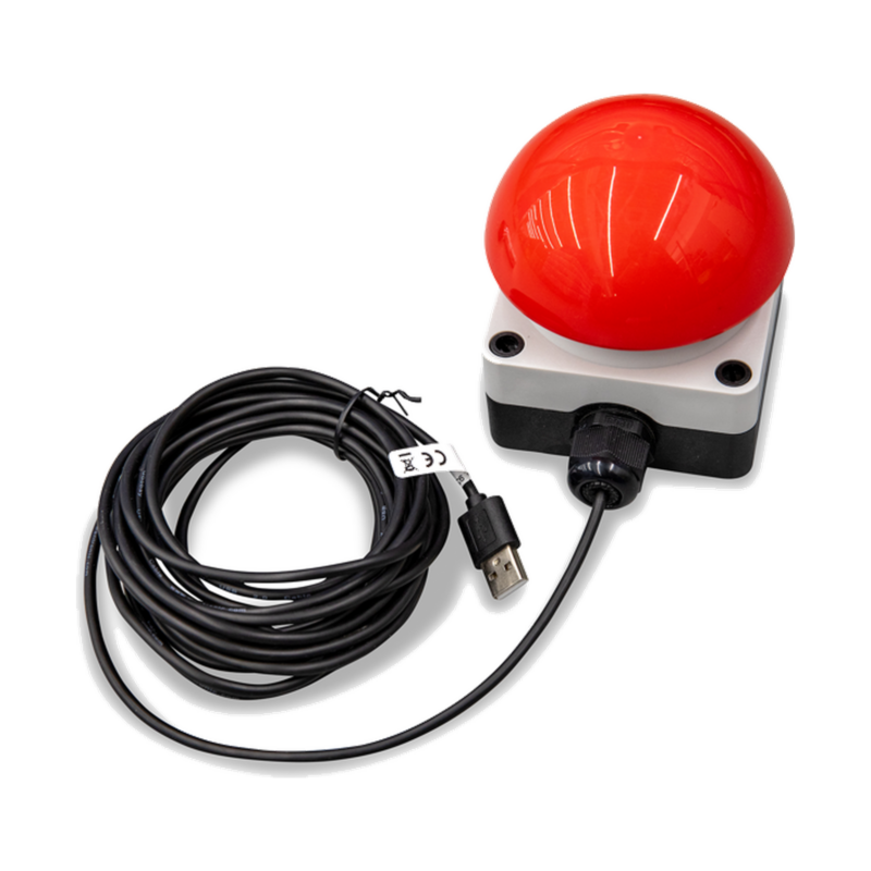 Botón usb / buzzer para sistema medición trampolín - Eurotramp
