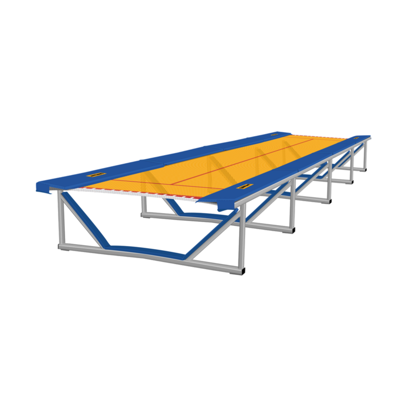 Pista elástica muelles 8 m stationary 2 - Eurotramp