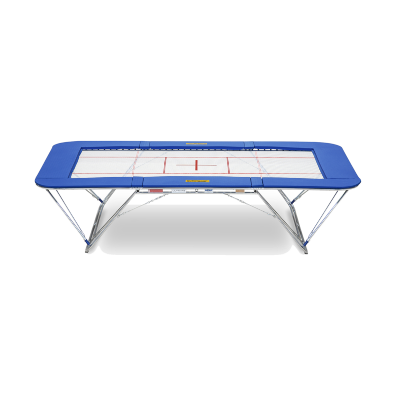 Cama elástica ultimate 4×4 mm FIG: trampolín de competición con protección 32 mm - Eurotramp