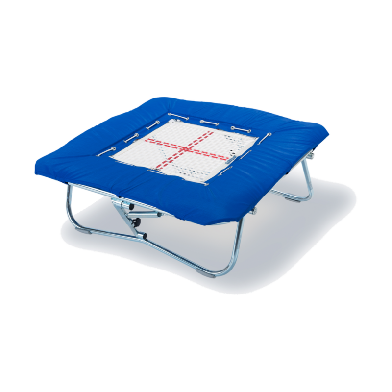 Minitramp 112 acero: trampolín de alto rendimiento para gimnasia y entrenamiento - Eurotramp