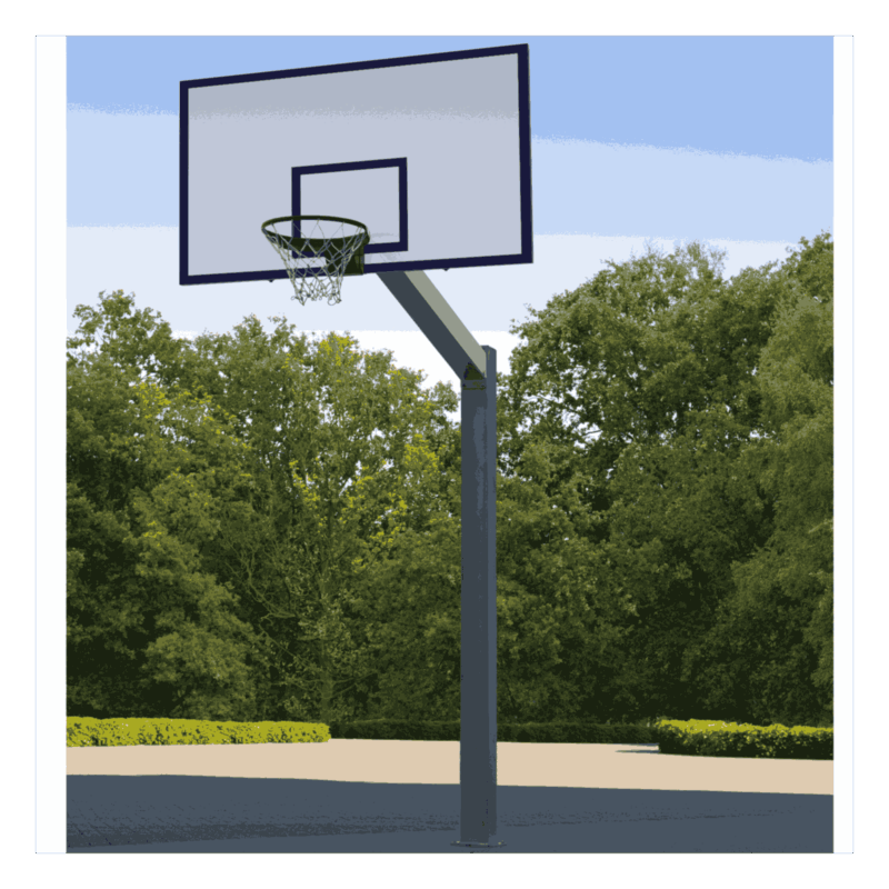 Canasta baloncesto fija school slammer 165cm - Schelde