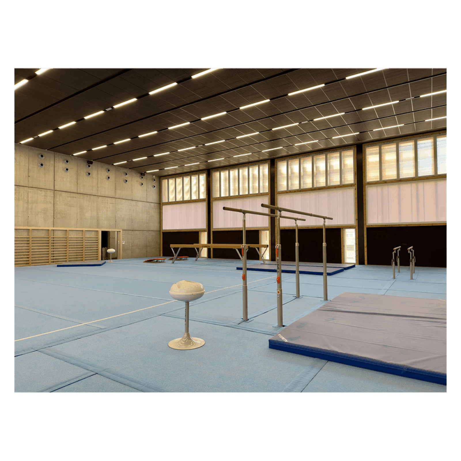 Sala de gimnasia del CEM Espronceda