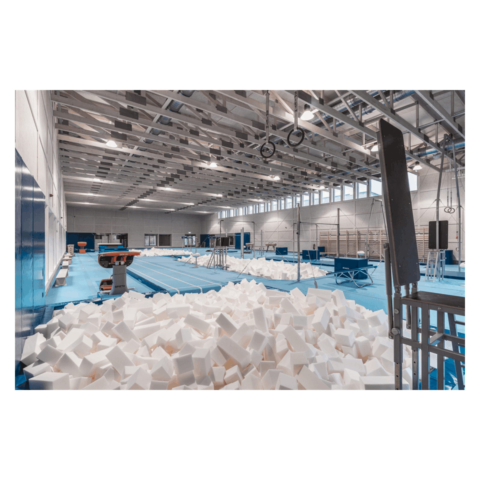 Gym Hall Heidelberg equipada con SPIETH