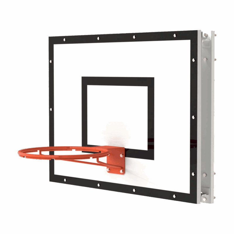 Canasta baloncesto montada pared 120×90 cm - Schelde