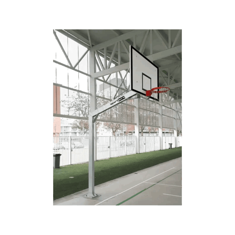 Canasta de baloncesto reglamentaria 100×150 fija con anclaje desmontable - Sport Acro