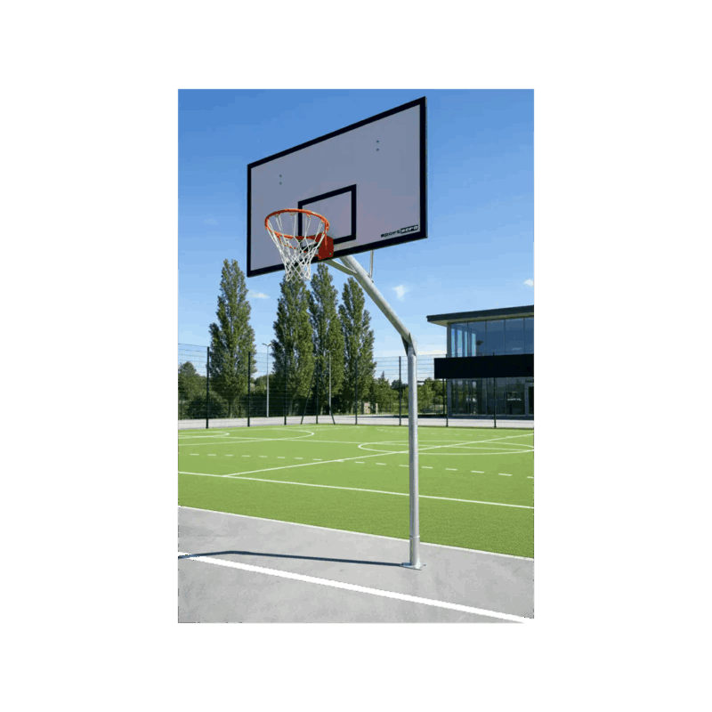 Canasta de baloncesto escolar ø100 fija con anclaje desmontable - Sport Acro